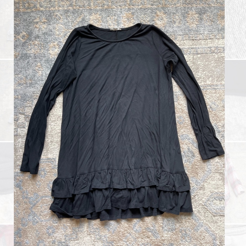 Black long sleeve dress/ tunic